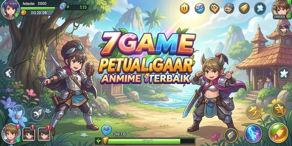 Tampilan gameplay 7GAME yang penuh aksi dan petualangan.