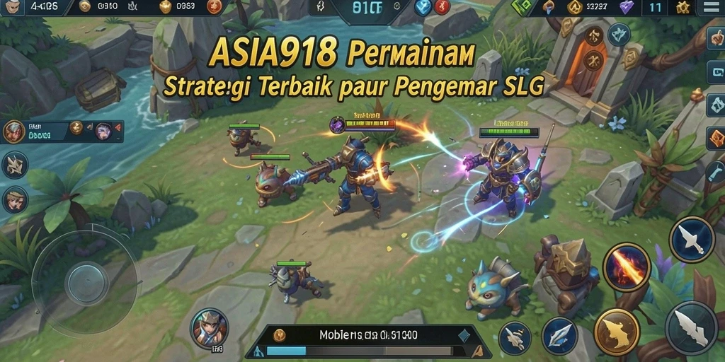 Tampilan gameplay SLG yang menegangkan dan strategis di ASIA918.