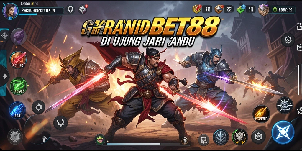 Tampilan seru pertarungan dalam GRANDBET88 yang penuh aksi.