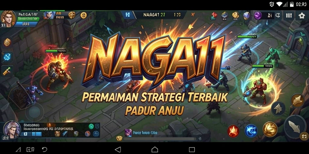 Tampilan gameplay NAGA11 dengan strategi SLG mendebarkan.