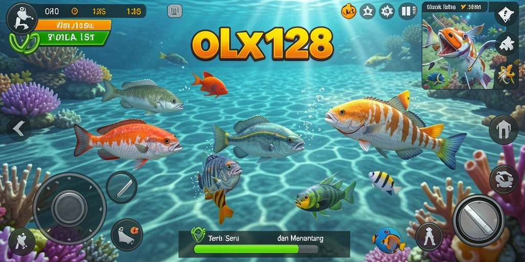 Gameplay seru menangkap ikan di OLX128.
