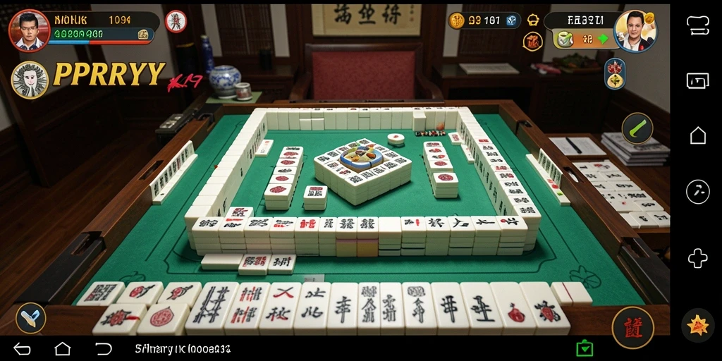 Tampilan gameplay PPRRYY yang seru dan penuh tantangan Mahjong.