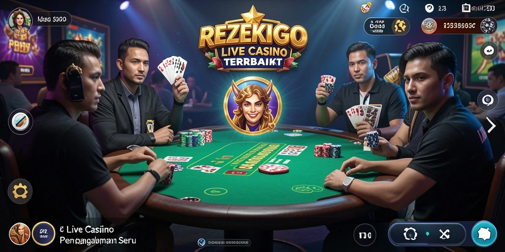 Tampilan gameplay seru dan interaktif di REZEKIGO.