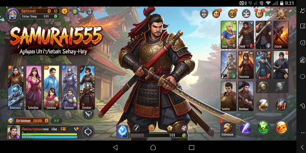Tampilan antarmuka SAMURAI555 yang intuitif dan ramah pengguna.