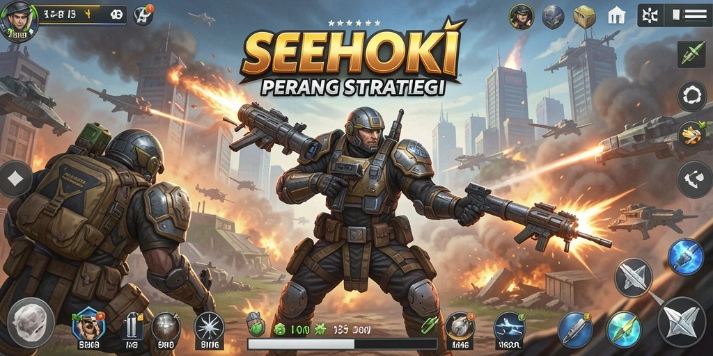 Gameplay seru SEHOKI dengan strategi yang mendebarkan.