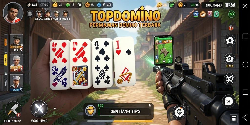Tampilan gameplay seru dari <strong>TOPDOMINO</strong> yang memacu adrenalin pemain.
