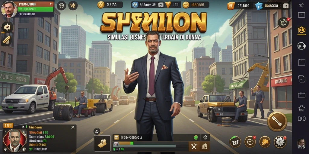 Screenshot menunjukkan gameplay Tycoon yang menarik dan strategis.