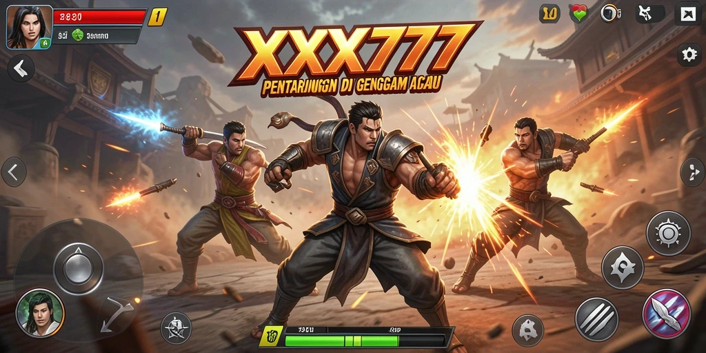 Tampilan seru pertarungan di XXX777 dengan aksi cepat.